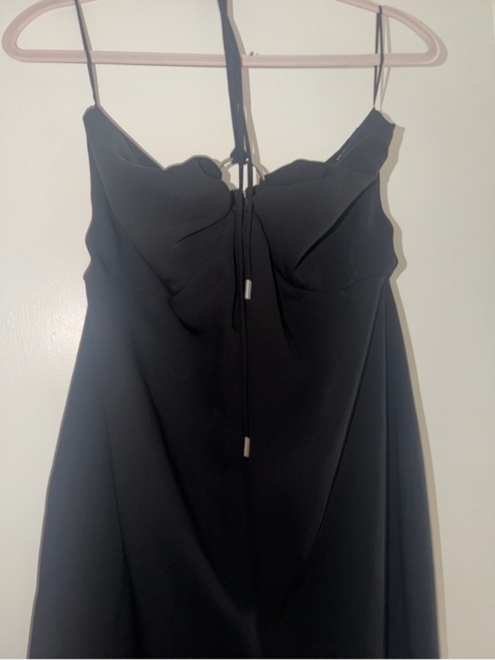 Mango Black Strapless Ring-Detail Jumpsuit - Picture 6 of 9